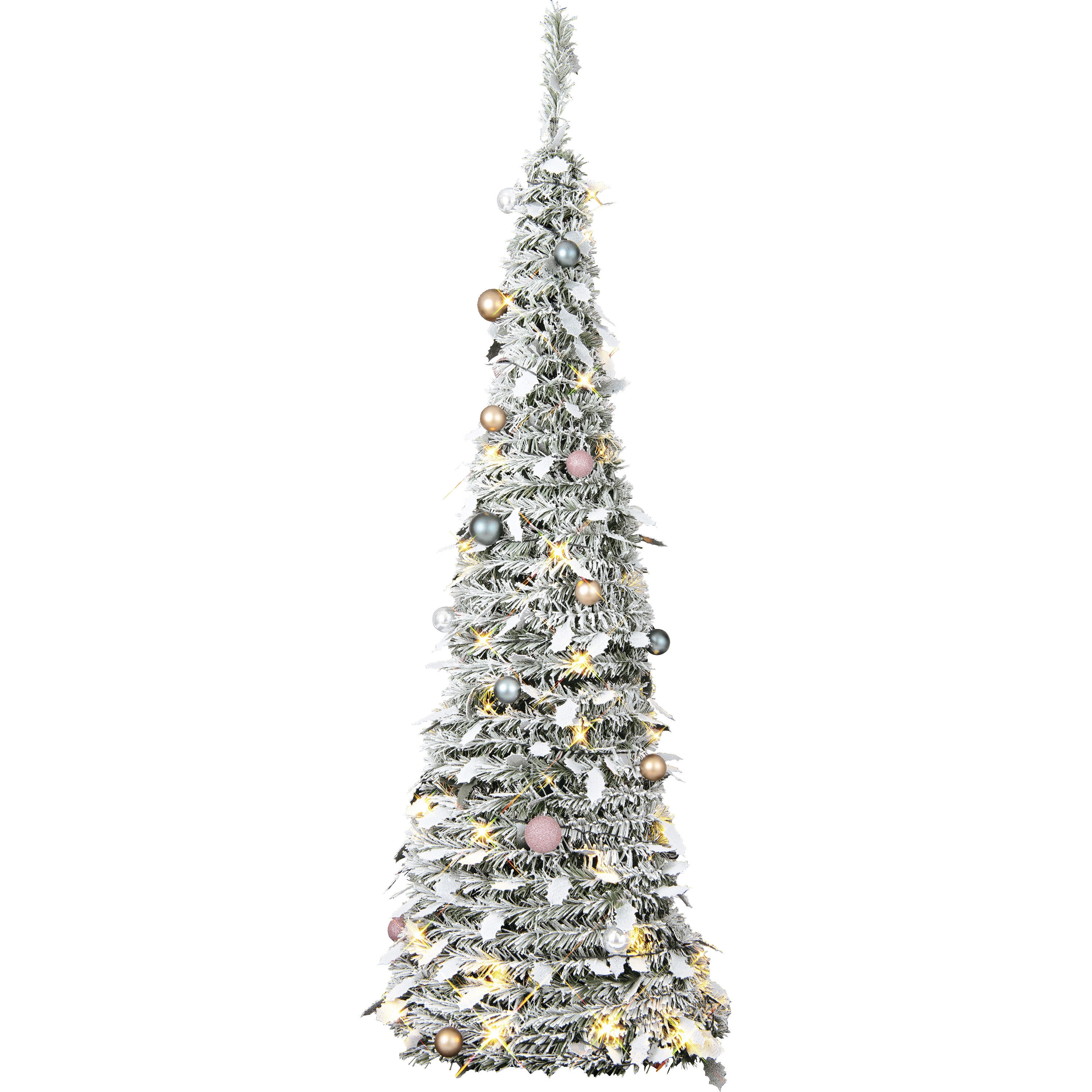 TRS01064 ポップアップツリー スノーベイクド 150cm 1個 東京ローソク