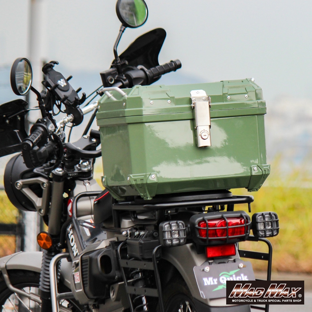 MM18-A45L-GN オートバイ用 リアボックス THE SQUARE COLORS(ザ