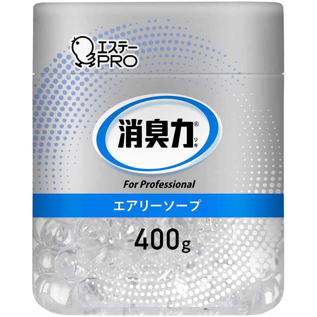 消臭力 業務用 ビーズタイプ エステー 室内用 香りエアリーソープ  1箱(400g×16個)