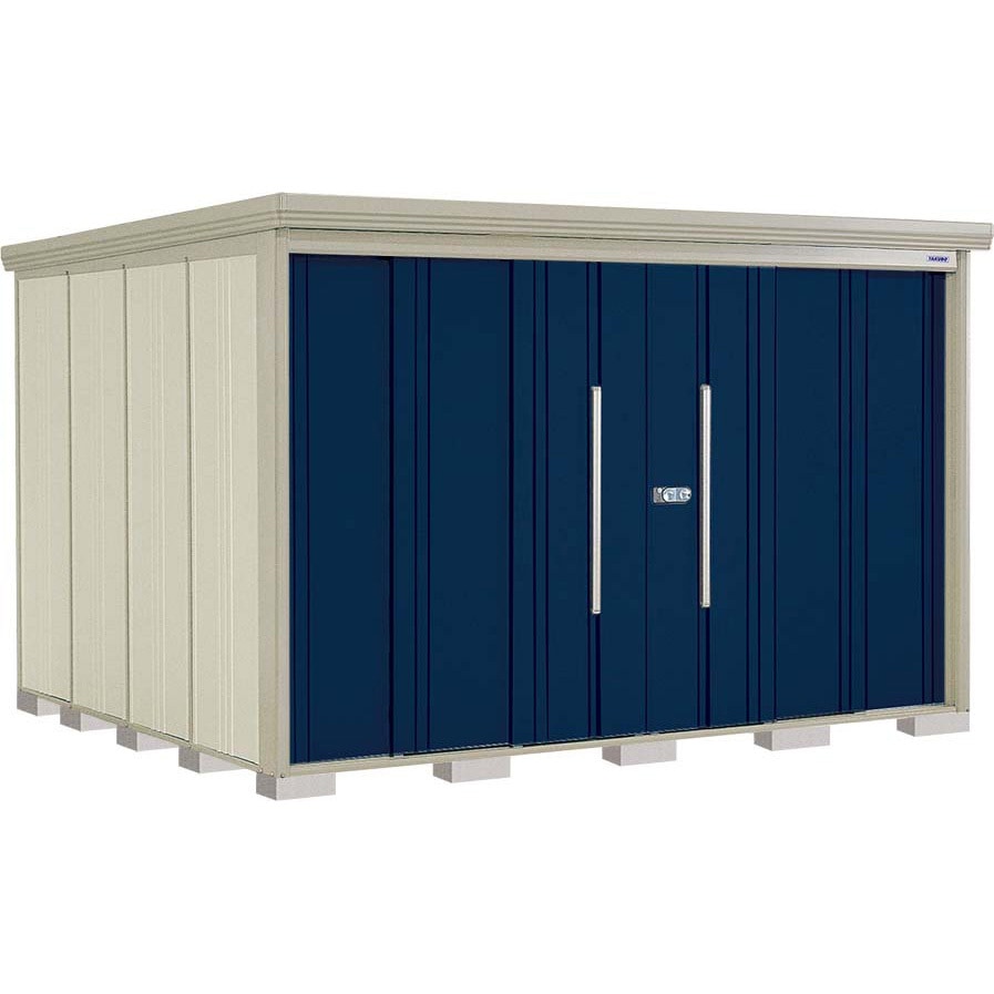 ND-3229D Mr，ストックマン ダンディ ND-3229 ディープブルー TAKUBO(タクボ/田窪工業所) 引き戸 一般型/標準型/背面棚タイプ 間口3232mm奥行2990mm高さ2110mm