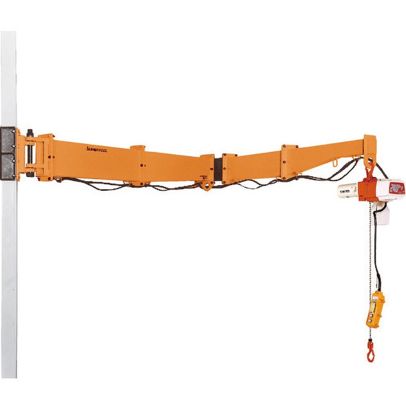 JBCD1530HC 二速電動チェーンブロック付ジブクレーン スーパーツール コラム型・柱取付式 荷重0.16t   JBCD1530HC 244,900円