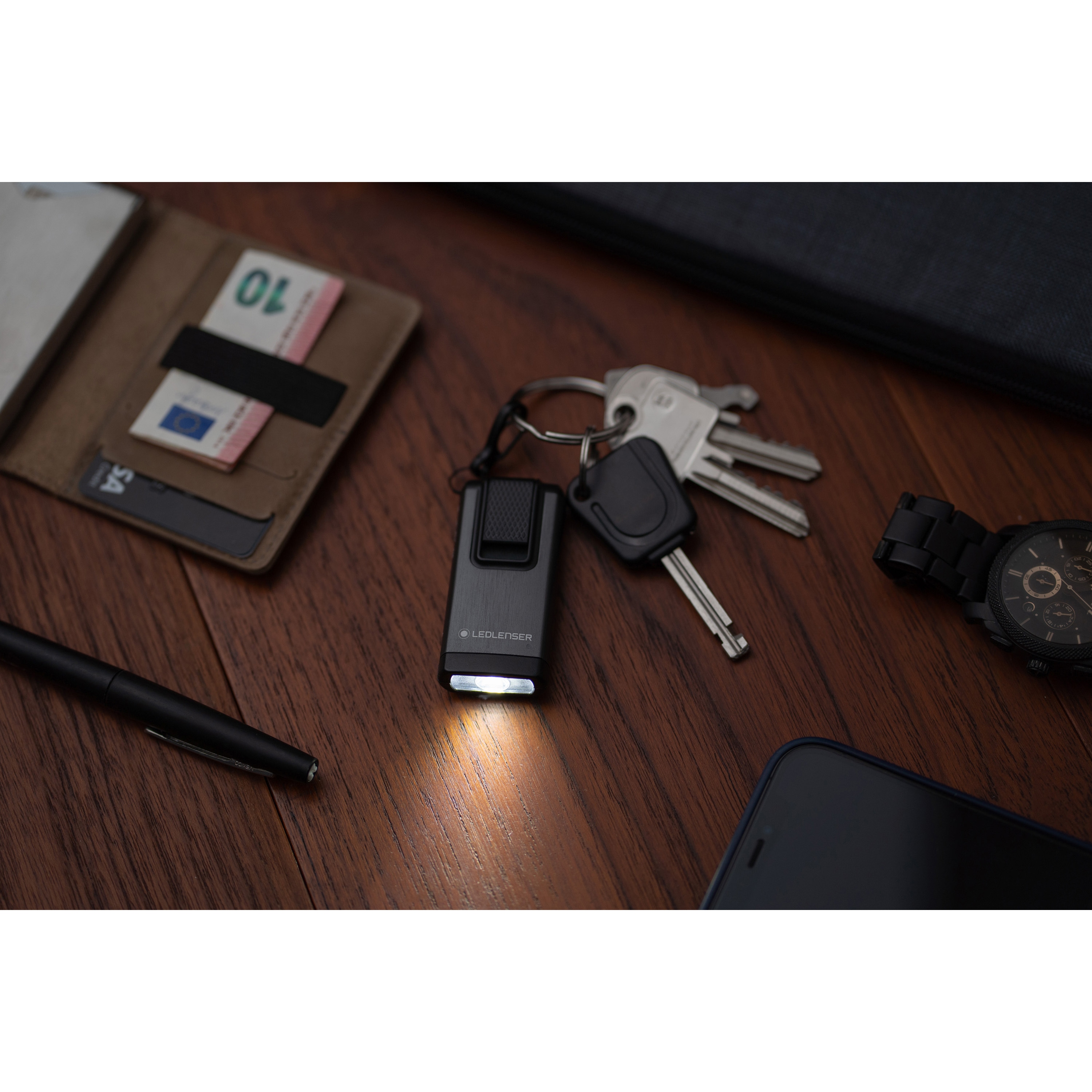 エルくん様 502577 充電式LEDキーライト K6R LED LENSER 保護等級IP2X グレー色