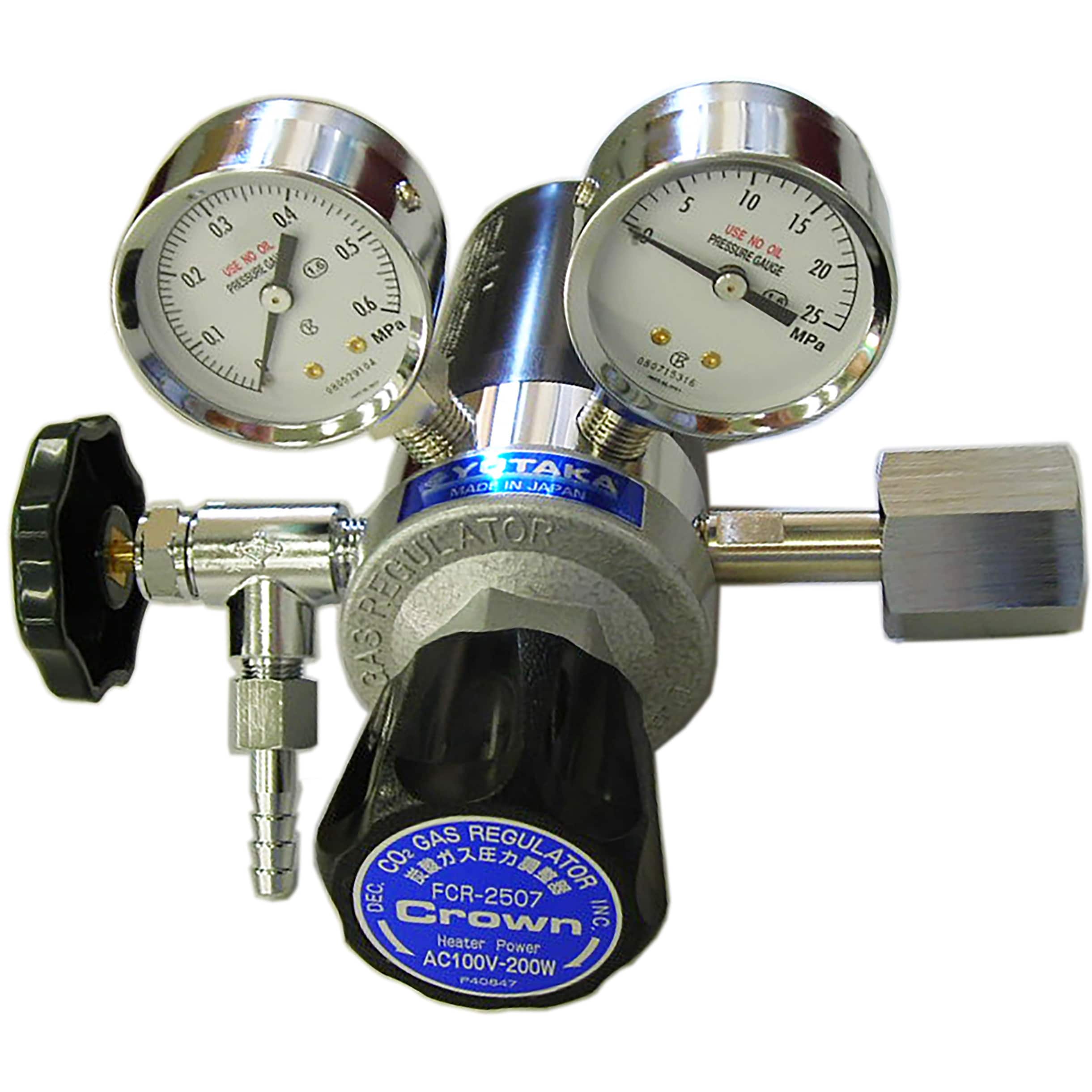 標準ガス用圧力調整器 ユタカ社 型番:gf1-0003-wx-zs0 - その他