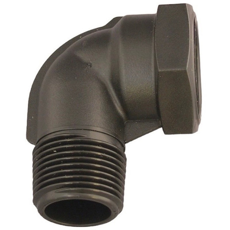 PPSL-12 ポリプロピレン(PP) オスメスエルボ 1個 ノーブランド 【通販モノタロウ】