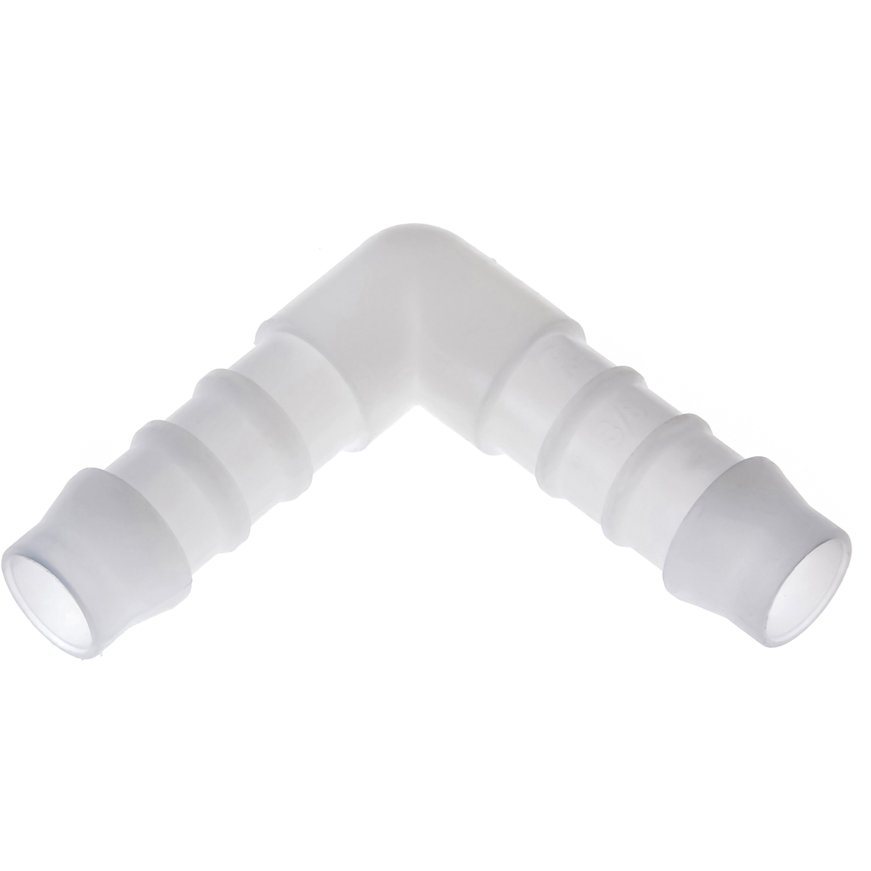 PVYUE-12 ポリフッ化ビニリデン(PVDF) ユニオンエルボ ノーブランド 適合ホース内径12mm 1個 PVYUE-12