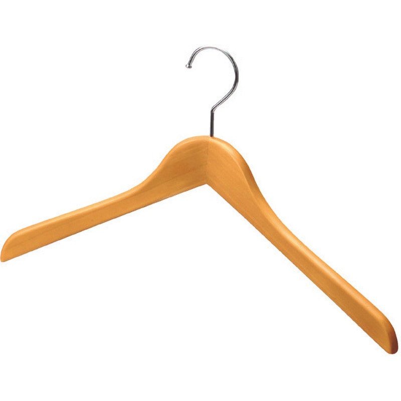 6533-63104 木製ハンガー ナチュラル 1セット(60本) ストア・エキスプレス 【通販モノタロウ】