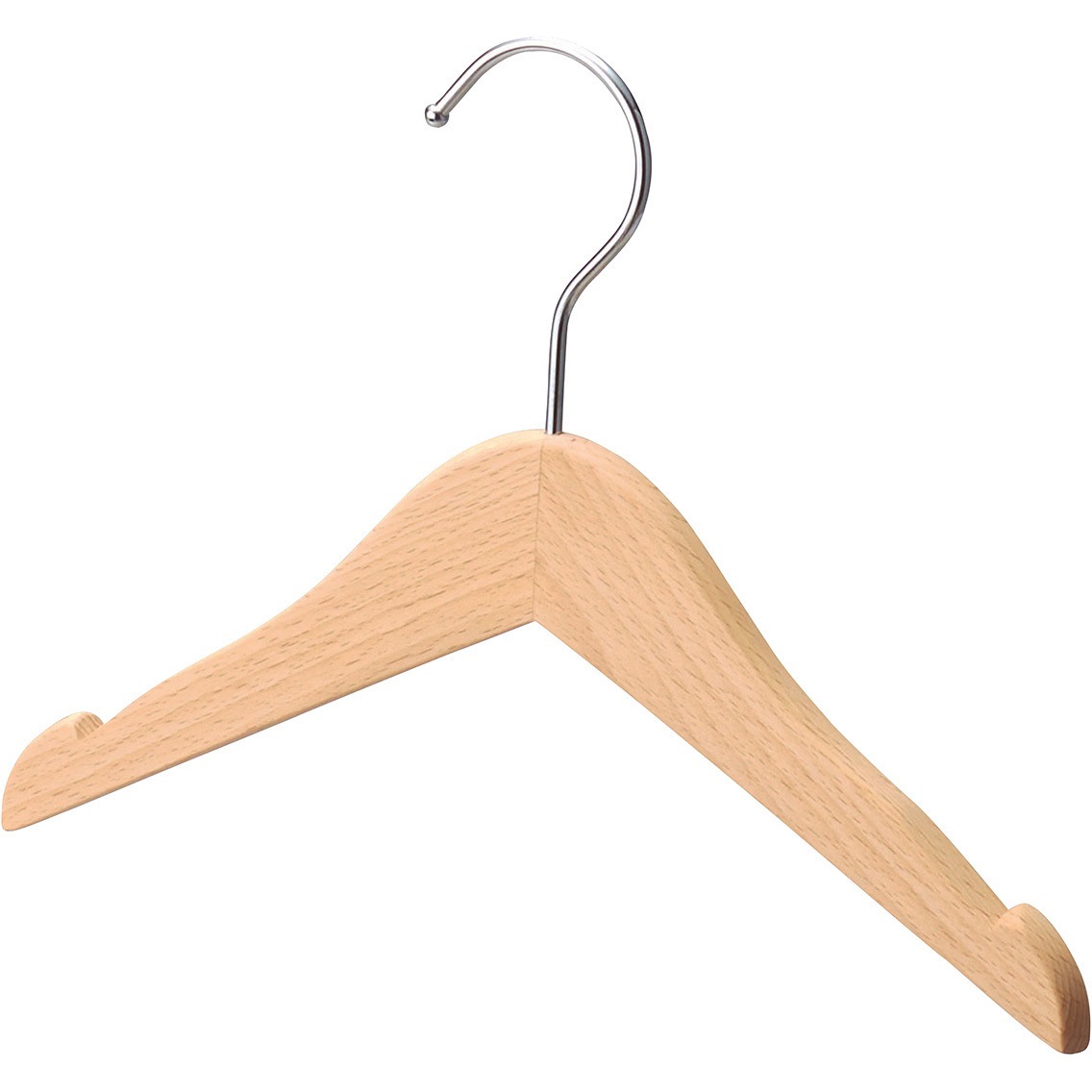 6533-16550 子供用木製ハンガー 木地仕上げ 1セット(60本) ストア・エキスプレス 【通販モノタロウ】