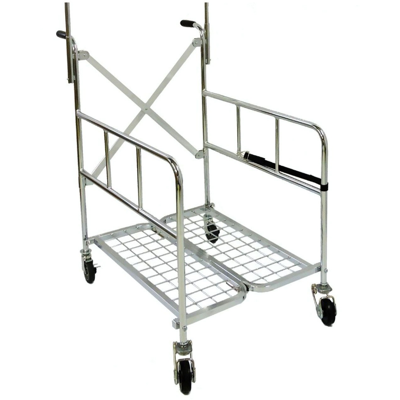 o0602v-0002 配送台車 トーションキャリー Φ75緩衝/静音キャスターストッパー付 オリタニ 高さ850mm  o0602v-0002