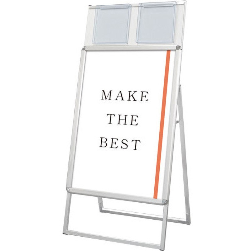 PGSKK-A1KS ポスターグリップスタンド看板カタログケース付(屋内用) 1個 常磐精工 【通販モノタロウ】