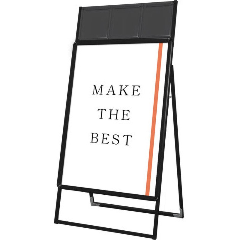 PGSKK-B1KB ポスターグリップスタンド看板カタログケース付(屋内用) 1個 常磐精工 【通販モノタロウ】