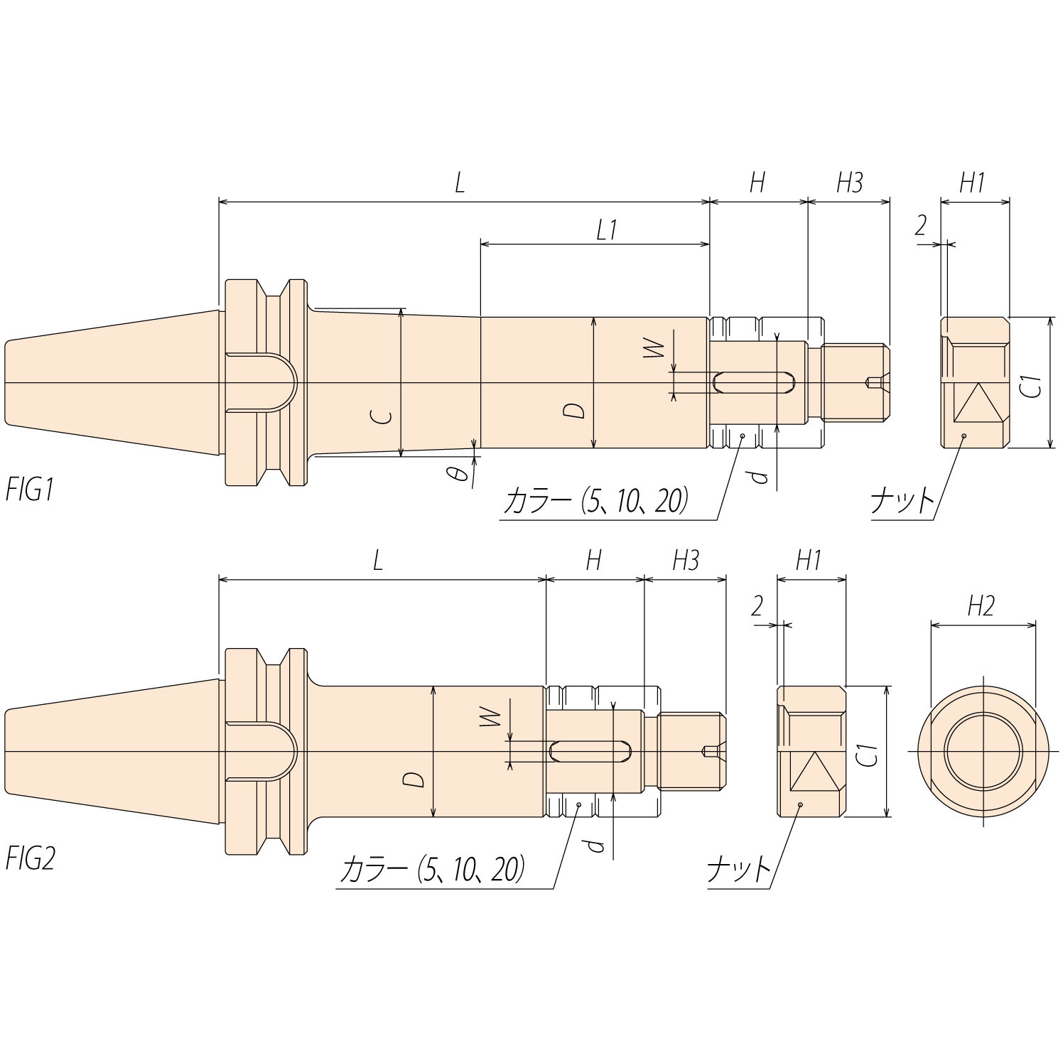 BT50-SCA25.4-200 SCA サイドカッターアーバ BT50 マンヨー