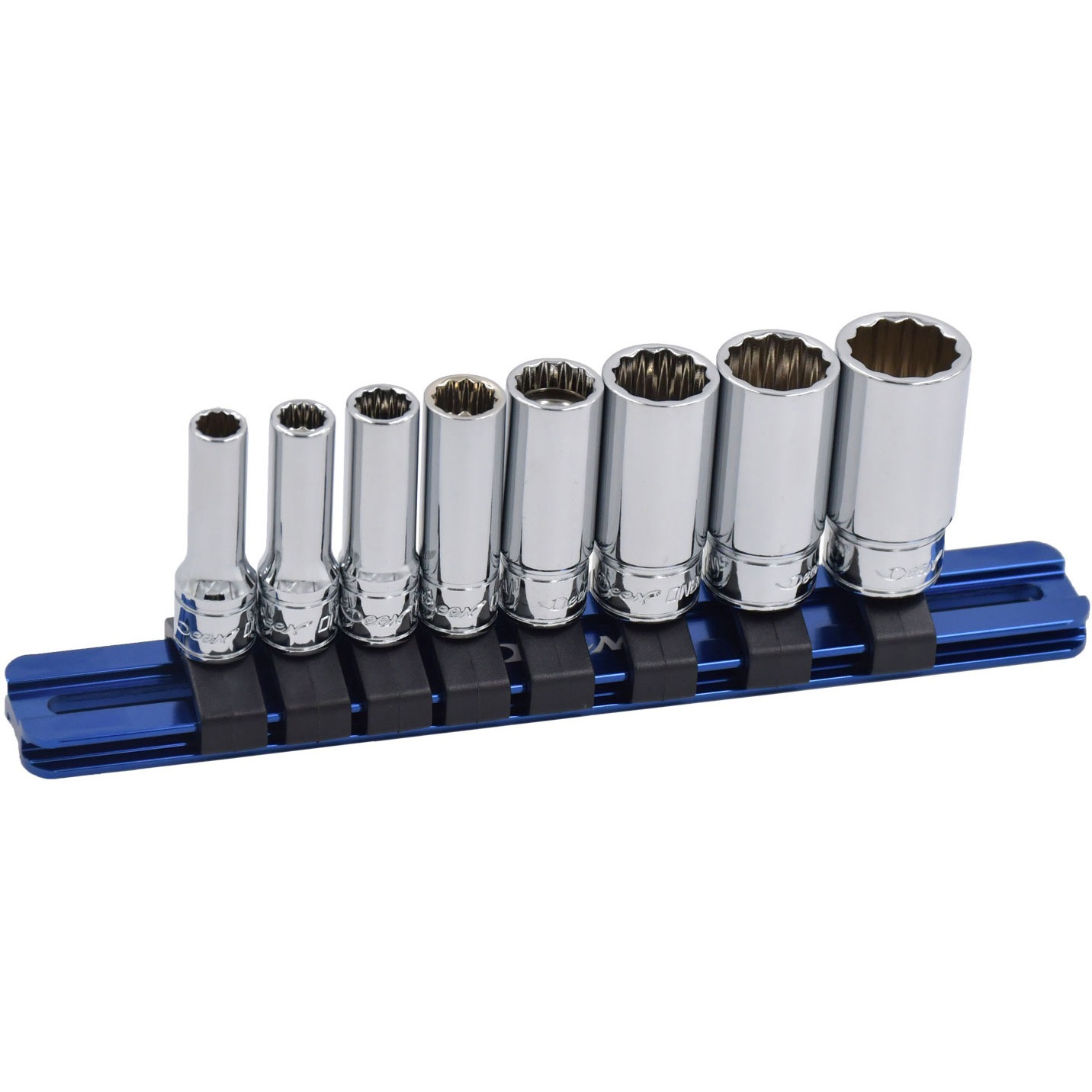 DNB2M08W/AH 1/4sqセミディープソケットセット DEEN 穴角12角