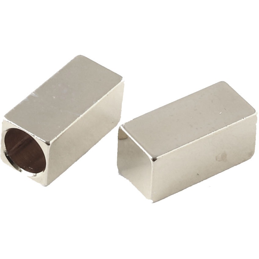 LGK9-6MM-S 紐先金具 角型 日本紐釦貿易 寸法6mm 1袋(8個) LGK9 LGK9-6MM-S 紐先金具 角型 日本紐釦貿易 寸法6mm 1袋(8個) LGK9