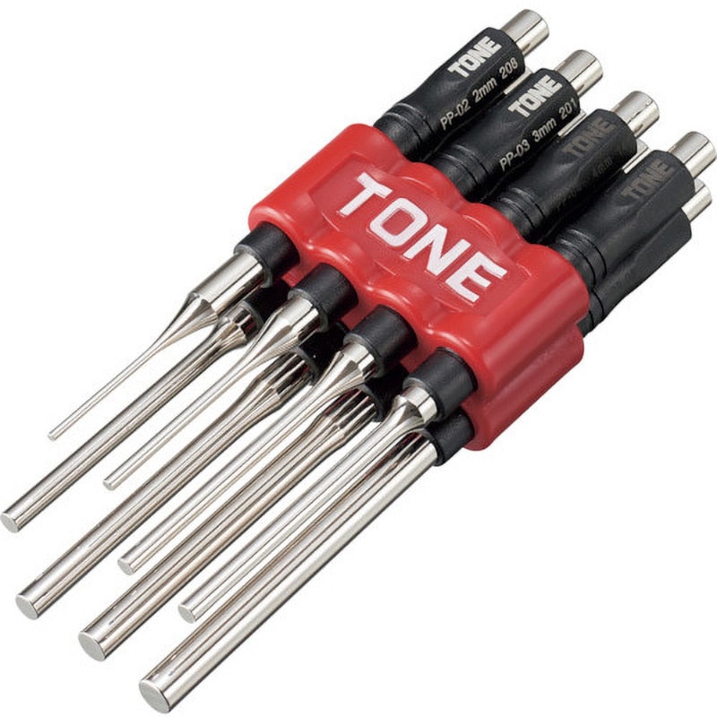 TONE PP800 DIY TONE(トネ) ピンポンチセット PP800 　用 トネ(TONE) 用途:テーパ PP800P ピンポンチ 1セット TONE(トネ⁄旧:前田金属工業) 通販