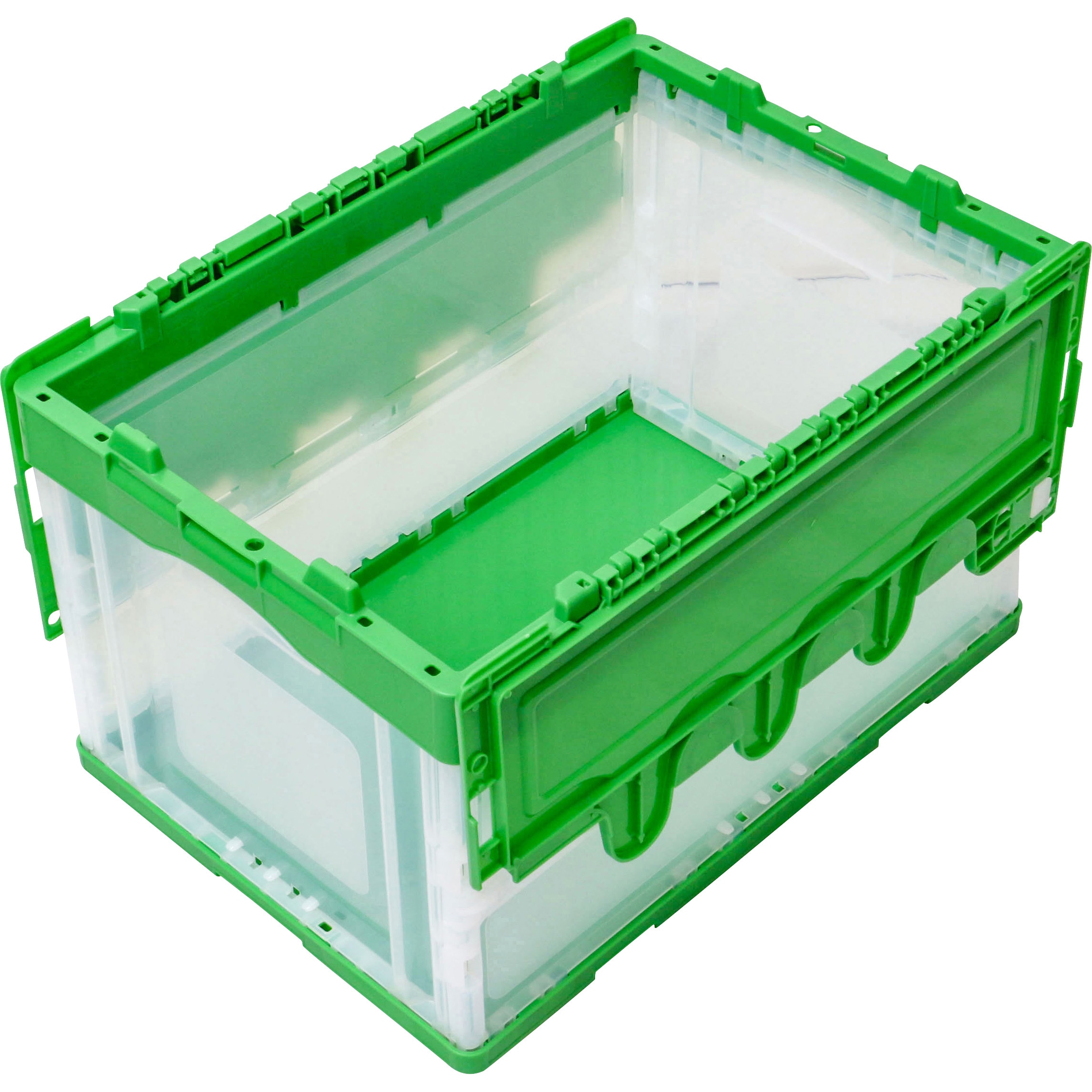 FCWF50-GR/C 折りたたみコンテナ フタ一体型タイプ モノタロウ