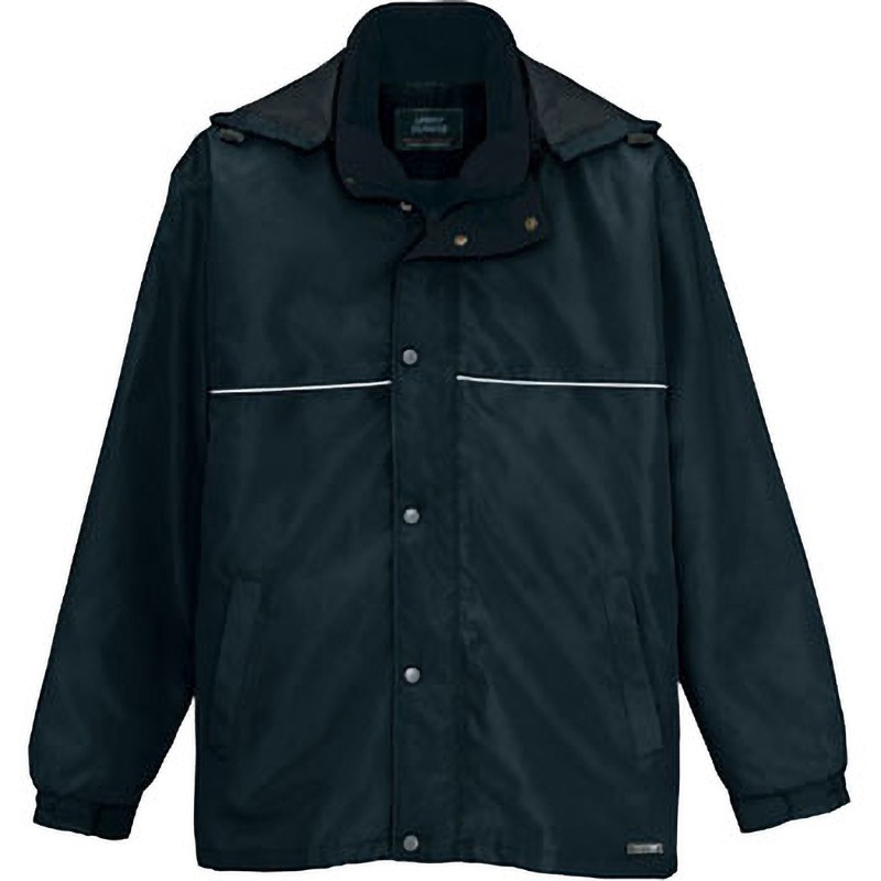 AZ1960 AZ-1960 軽防寒 3WAYショートコート(男女兼用) アイトス ブラック色 SS着丈72cm