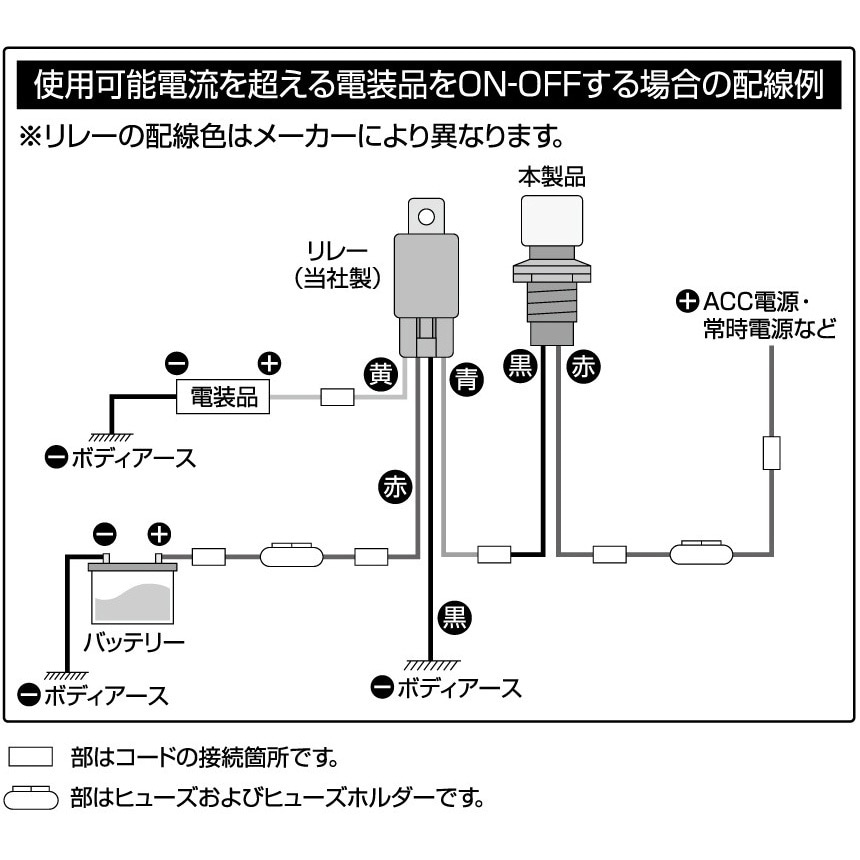 3212 プッシュスイッチ 1個 エーモン 【通販モノタロウ】