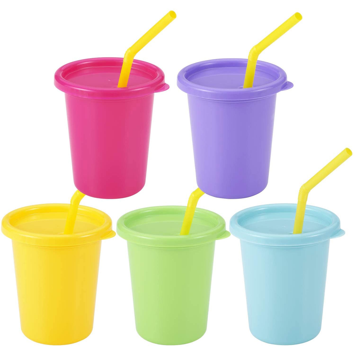 A00087 カラフルストローカップ 1袋(5個) LEC(レック) 【通販