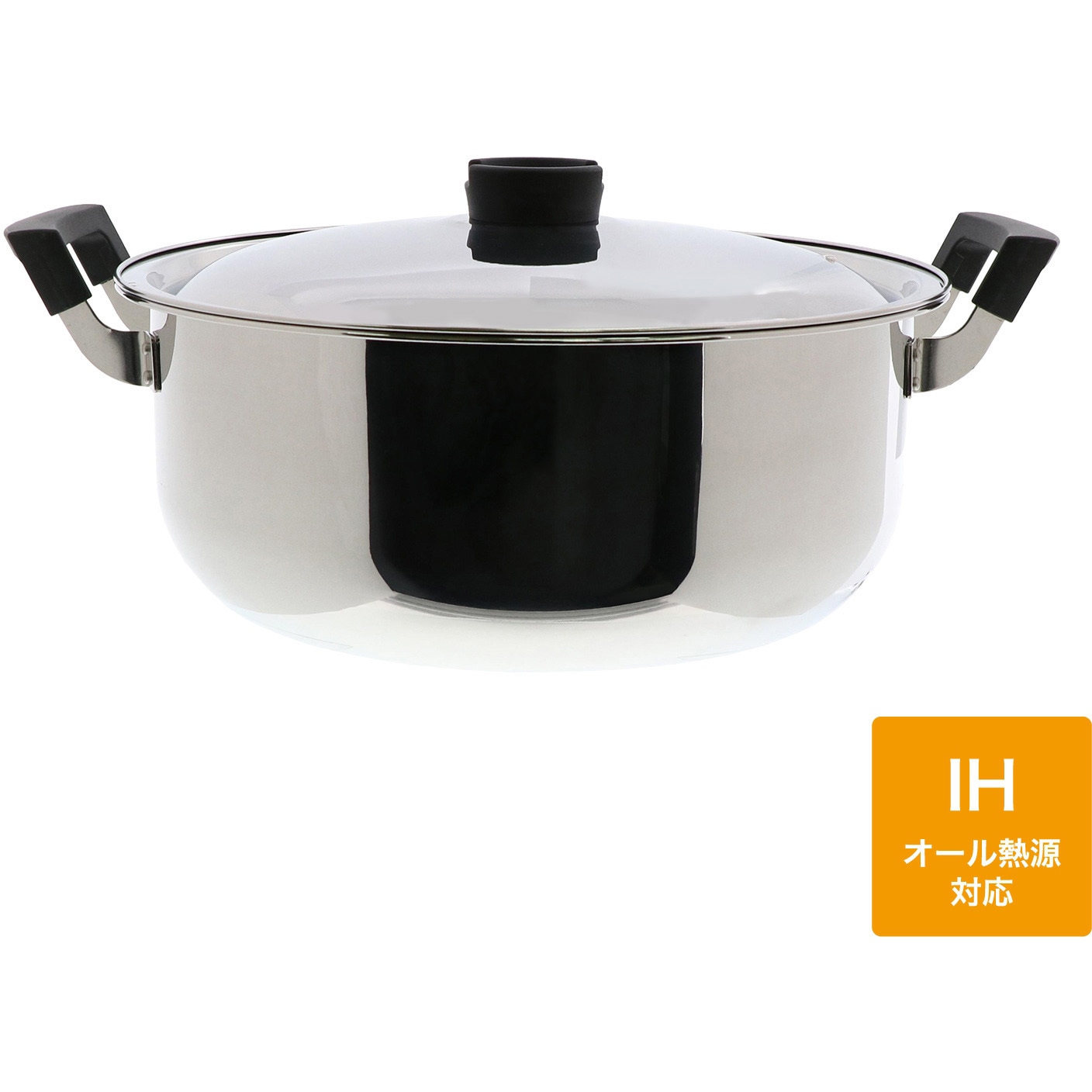 MTI IH F-PRO 外輪鍋 蓋無 (目盛付) 22cm IH F-PRO寸胴鍋蓋無(目盛付) MTI(エムテーアイ) 通販モノタロウ