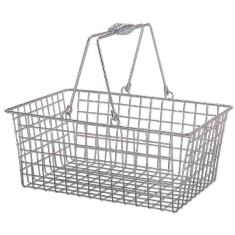 903776C ワイヤーバスケット ポッシュリビング 角型 サイズL 高さ32.5