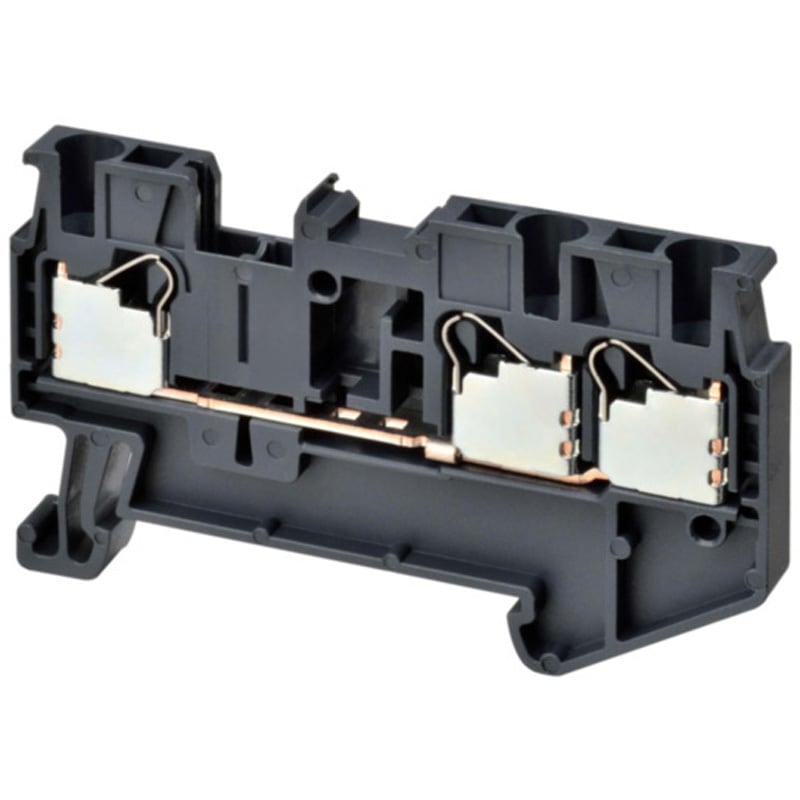 XW5T-P2.5-1.2-1 DINレール端子台 プッシュインタイプ XW5T-P 中継用 1箱(50個) omron(オムロン) 【通販モノタロウ】