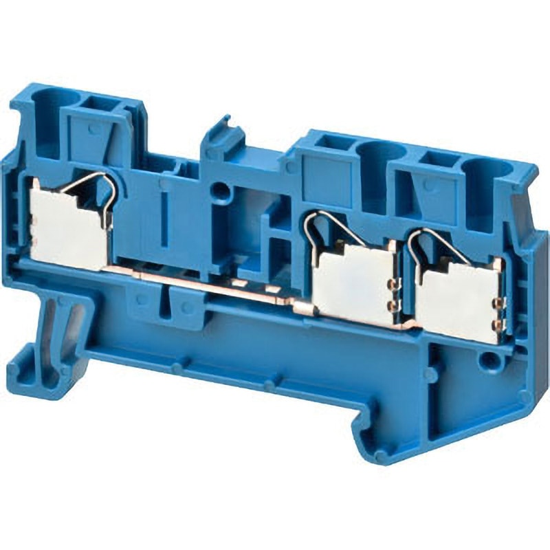 XW5T-P2.5-1.2-1BL DINレール端子台 プッシュインタイプ XW5T-P 中継用