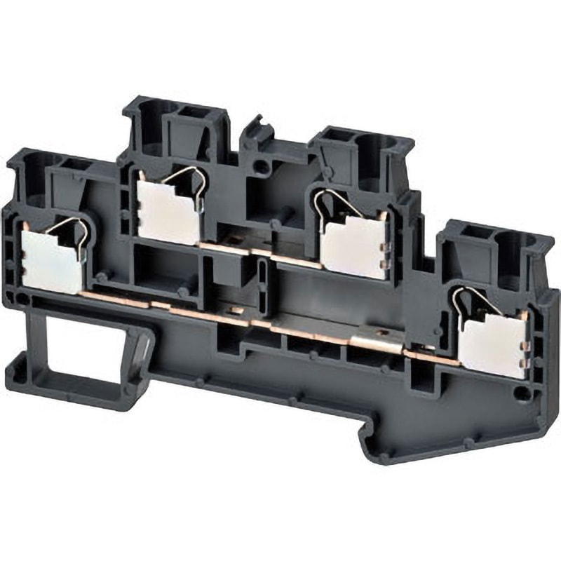 XW5T-P2.5-1.1-2 DINレール端子台 プッシュインタイプ XW5T-P 中継用 1