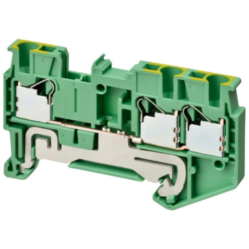 XW5G-P2.5-1.2-1 DINレール端子台 プッシュインタイプ XW5G-P アース用 1箱(50個) omron(オムロン) 【通販モノタロウ】