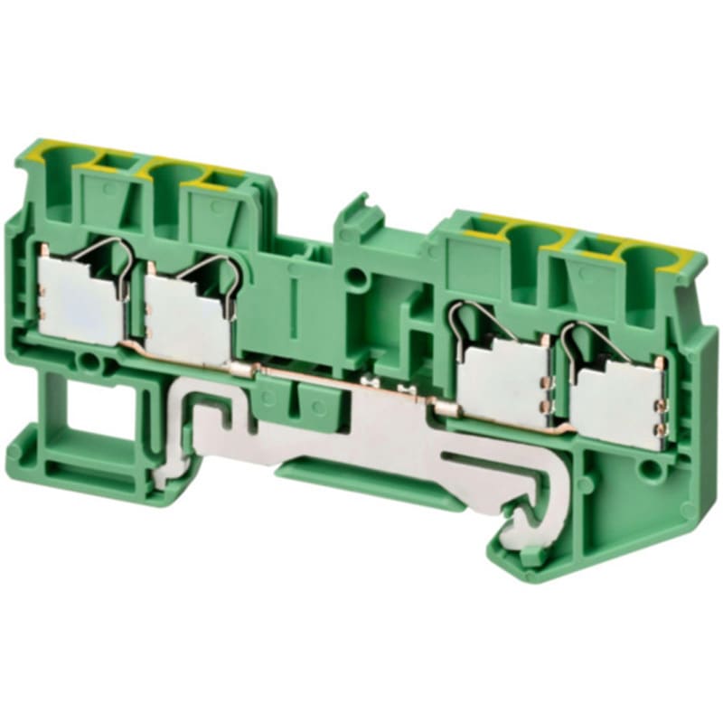 XW5G-P2.5-2.2-1 DINレール端子台 プッシュインタイプ XW5G-P アース用 1箱(50個) omron(オムロン) 【通販モノタロウ】