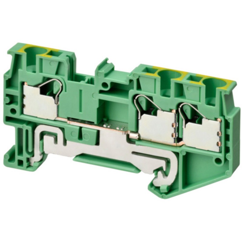 XW5G-P4.0-1.2-1 DINレール端子台 プッシュインタイプ XW5G-P アース用 1箱(50個) omron(オムロン) 【通販モノタロウ】