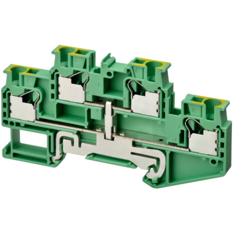 XW5G-P4.0-1.1-2 DINレール端子台 プッシュインタイプ XW5G-P アース用 1箱(50個) omron(オムロン) 【通販モノタロウ】