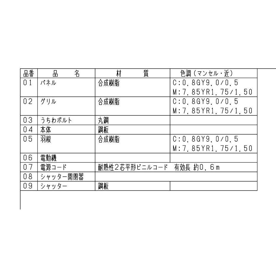 EX-25EK10-C クリーンコンパック換気扇 格子タイプ 三菱電機 居間用