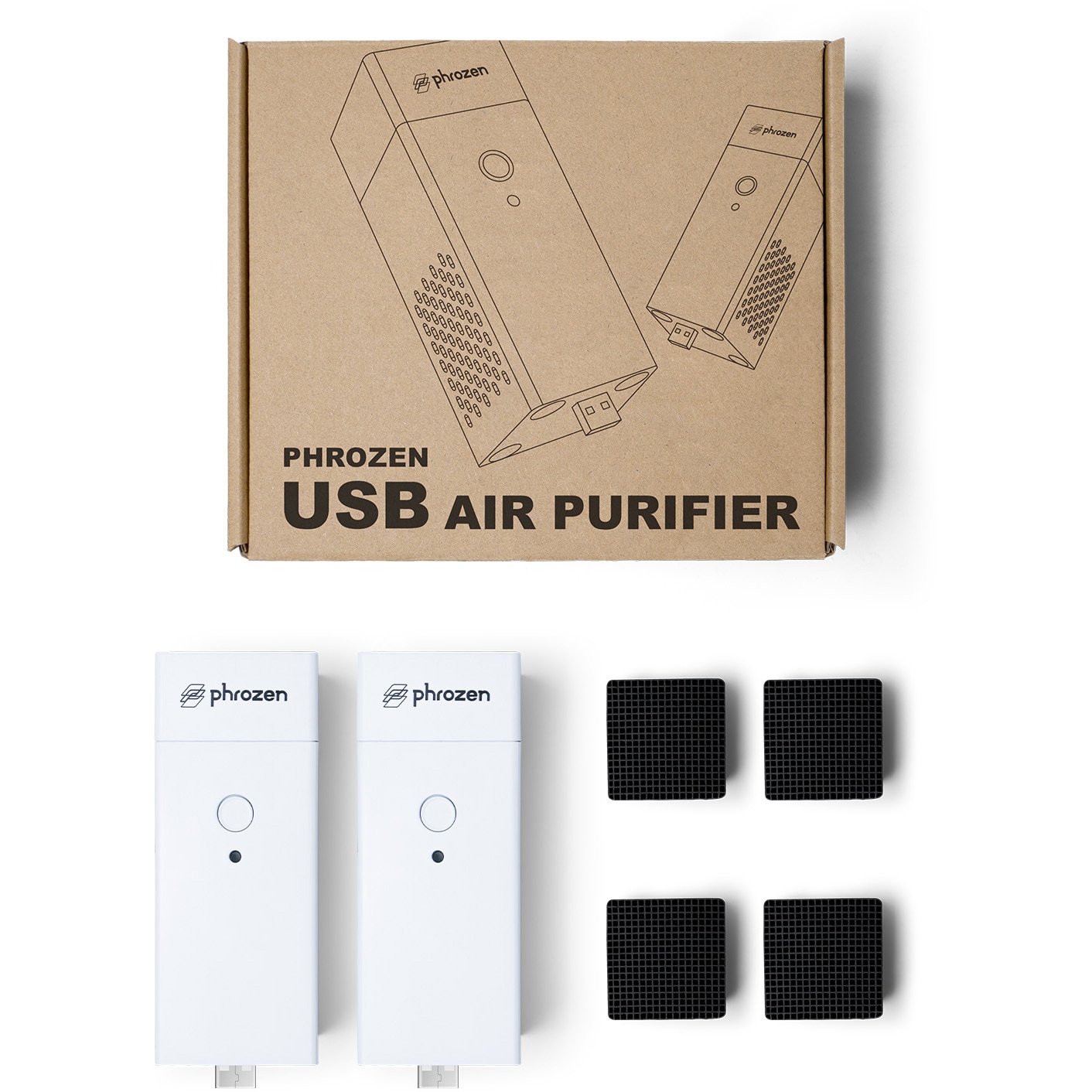 FACUPGN09 3Dプリンター空気清浄機2個セット(USD端子有り) 1個 Phrozen 