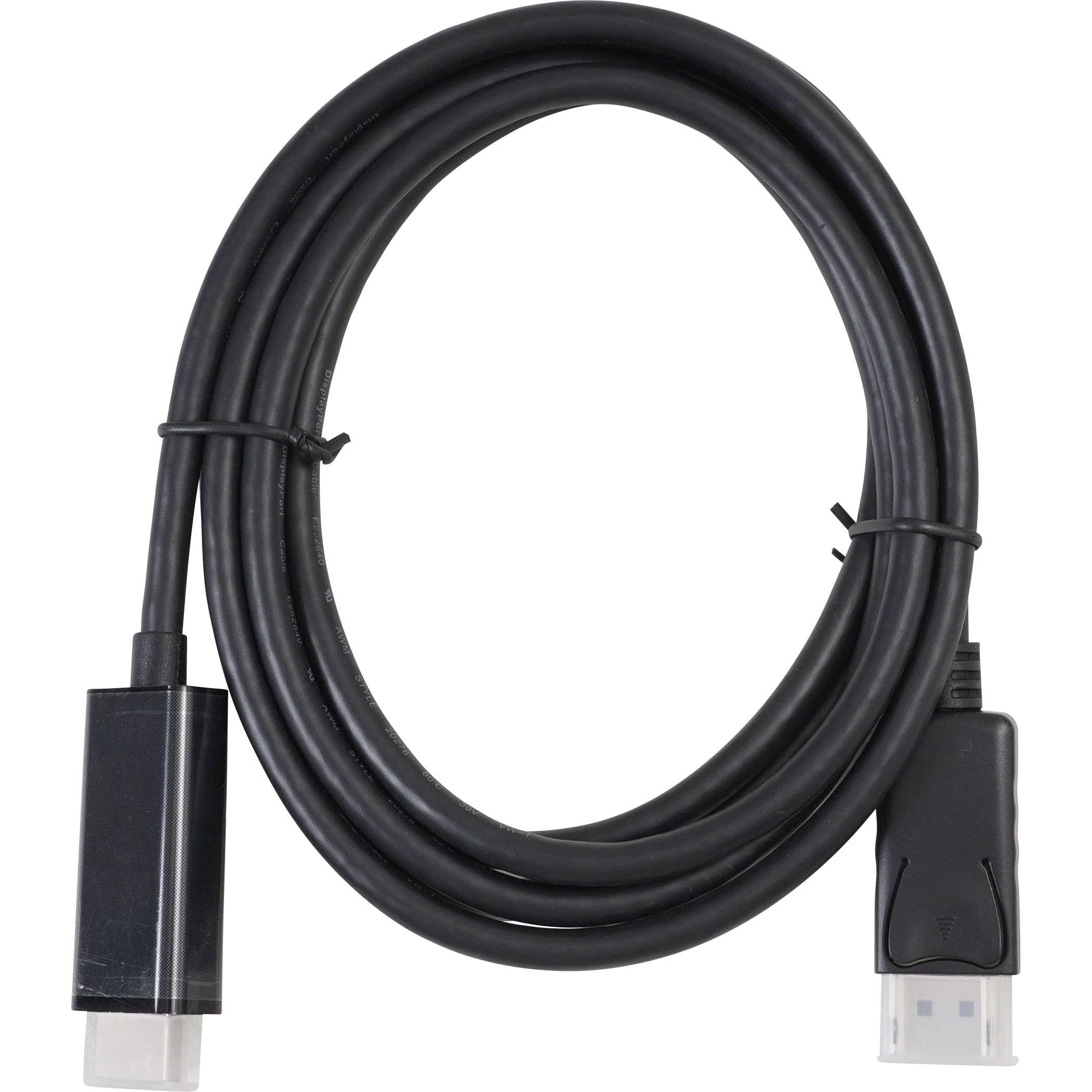 Displayport to からし HDMI 変換ケーブル 1.8M 4K解像度 音声出力 DP Male to