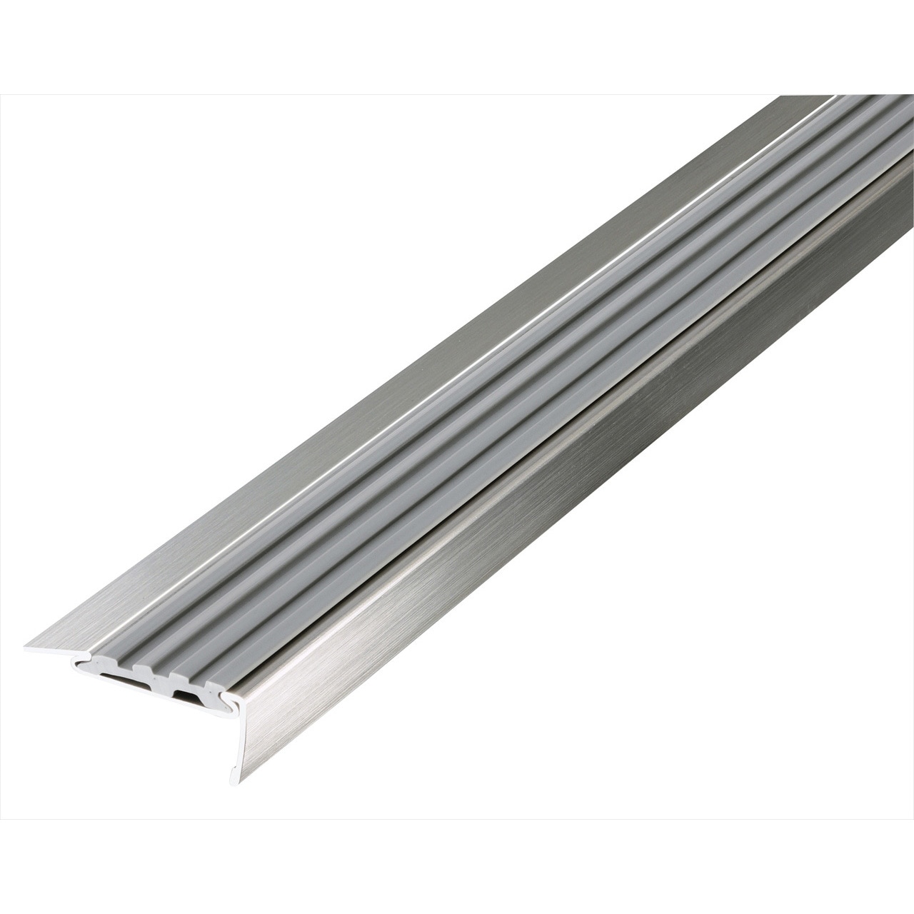 12-144S(D) アシステップ 階段滑り止め ステンレス製ノンスリップ タイヤ付 後付け用 塩ビタイル・長尺シート用 1本(2m) アシスト 【通販モノタロウ】 5,794円