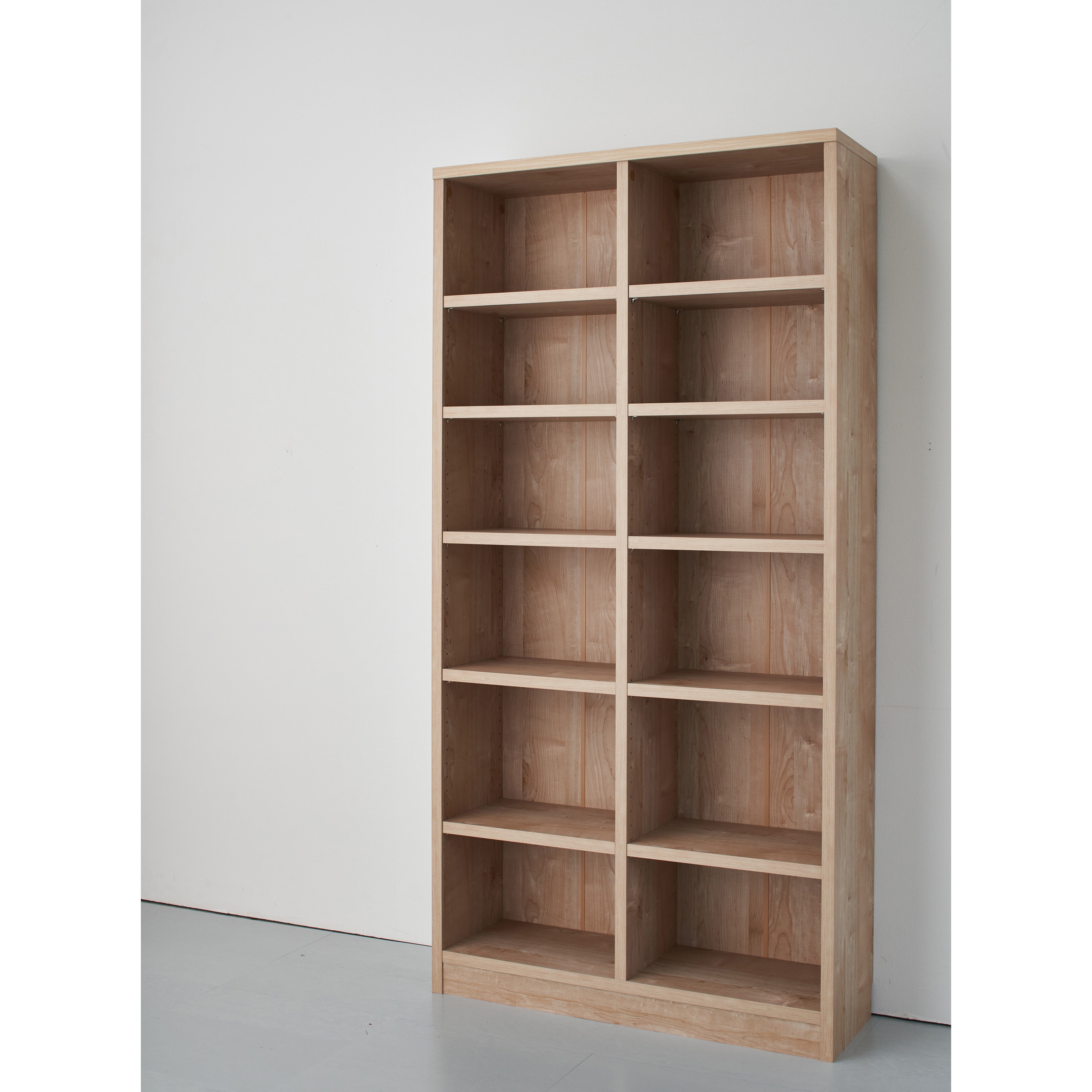 GH90IR 頑丈本棚シリーズ ハイタイプ90 バリュテック・インターナショナル ナチュラル色 奥行300mm  GH90IR