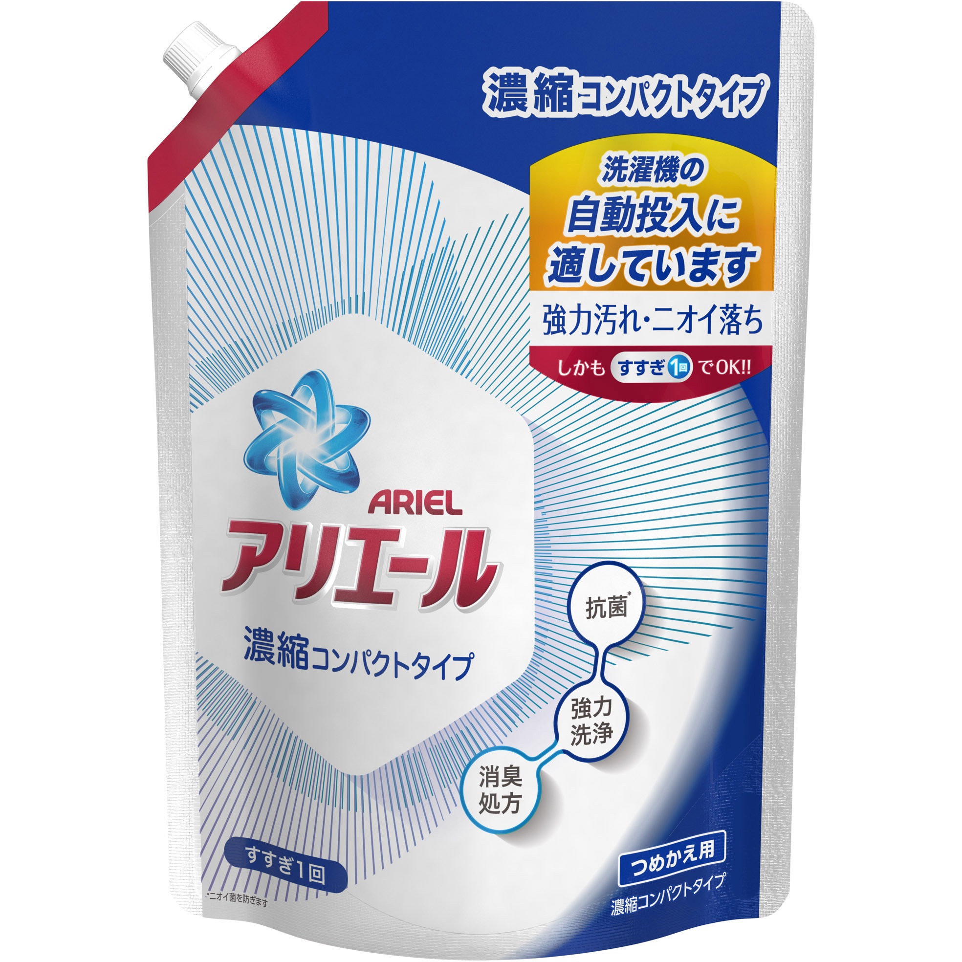 アリエール自動投入用(濃縮洗剤) アリエール濃縮ジェル 自動投入用 1個(1000g) P&G 【通販モノタロウ】