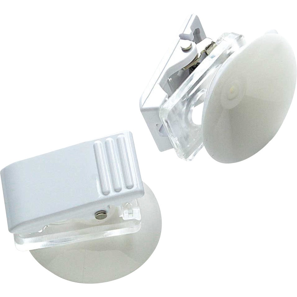 HR‐689 強力ファミリー吸盤 クリップ式 三友 白色 1袋(2個) - 【通販