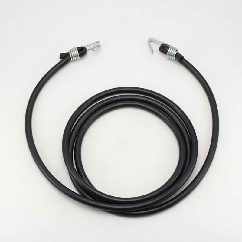 HR‐968 ホロ用ゴムバンド丸管 フック付き 三友 太さ8mm長さ2m 1本