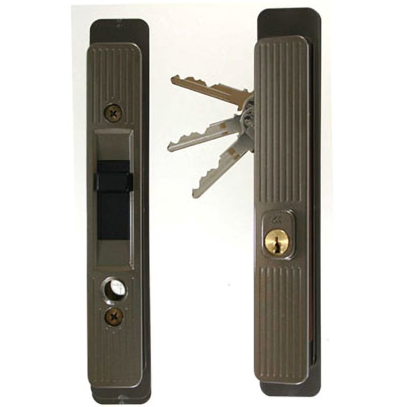 VP4056‐ALU 引戸用取替向鎌錠 アルファ 幅(切り欠き穴)19～25mm高さ