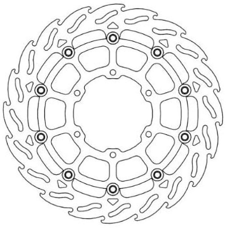 MM112285SB フレイム ステンローター Φ320 インナーBLK 1個 MOTO MASTER(モト マスター) 【通販モノタロウ】