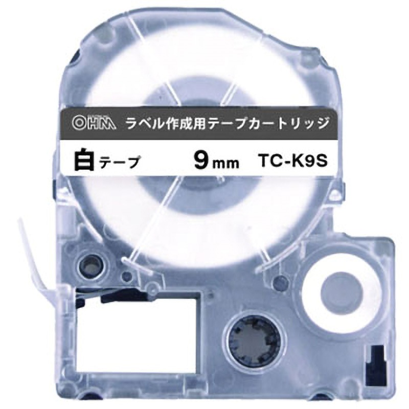 TC-K9S テプラ(キングジム)用 ラベル作成 互換カートリッジ オーム電機