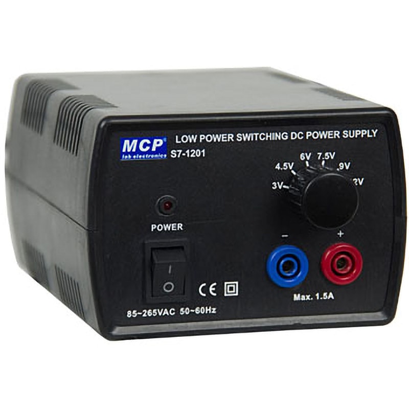 S7-1201 直流安定化電源 MCP 3，4.5，6，7，9，12V