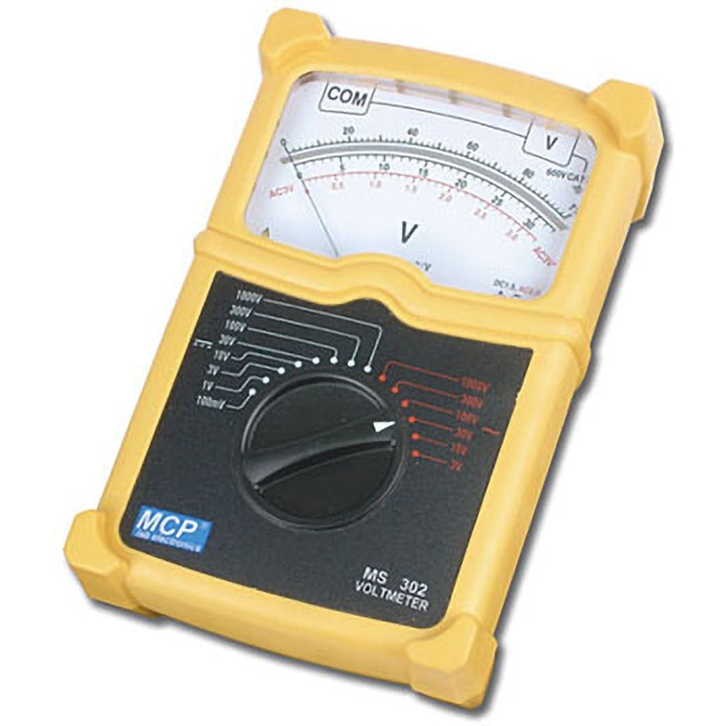 MS302 アナログ電圧計 1個 MCP 【通販モノタロウ】