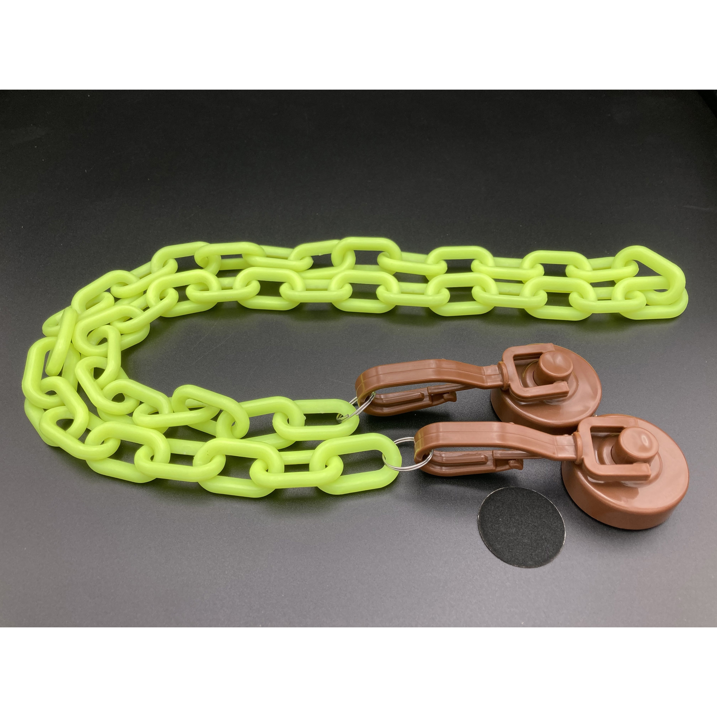 PCMKW-1000 プラチェーン 定尺品 滑り止めゴム・マグネットフック付