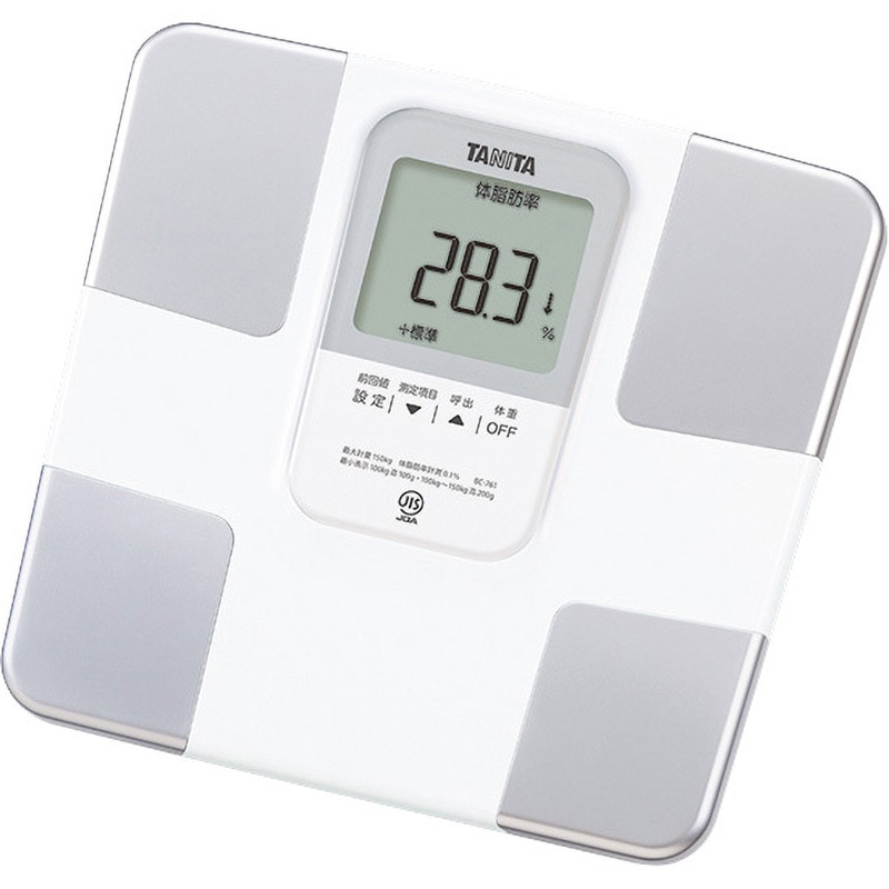 BC761 WH 体組成計 BC761 タニタ 幅305mm奥行284mm高さ40mm - 【通販