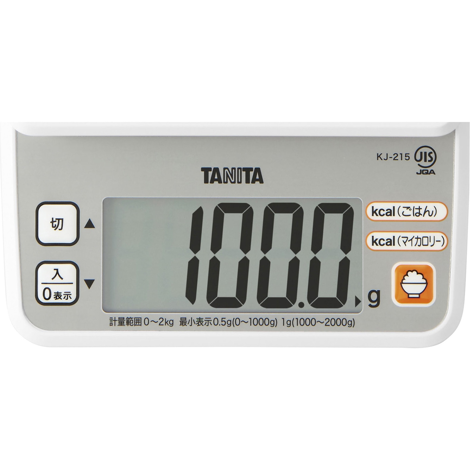 KJ215WH デジタルクッキングスケール KJ215 1台 タニタ 【通販モノタロウ】