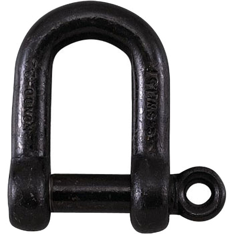 02101A012 ねじシャックル 黒 コンドーテック 生地 荷重0.5tf