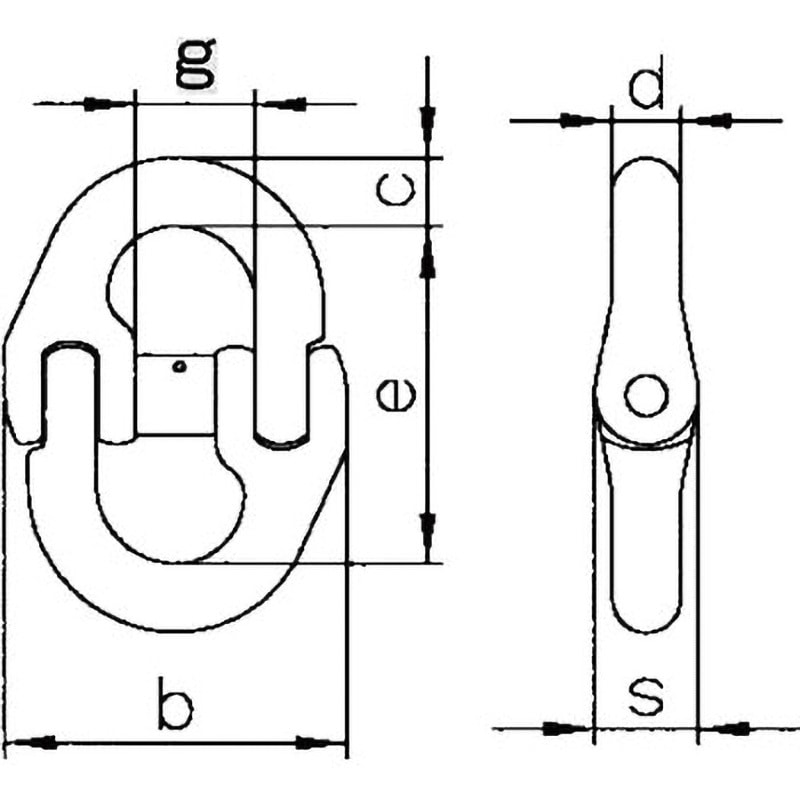 pewag社 スリングチェーン クォード(アイタイプ) QE5 16×2M 035ZPQE5162 ☆PEWAG QE3M スリングチェーン クォード(アイタイプ) 大型4本吊り