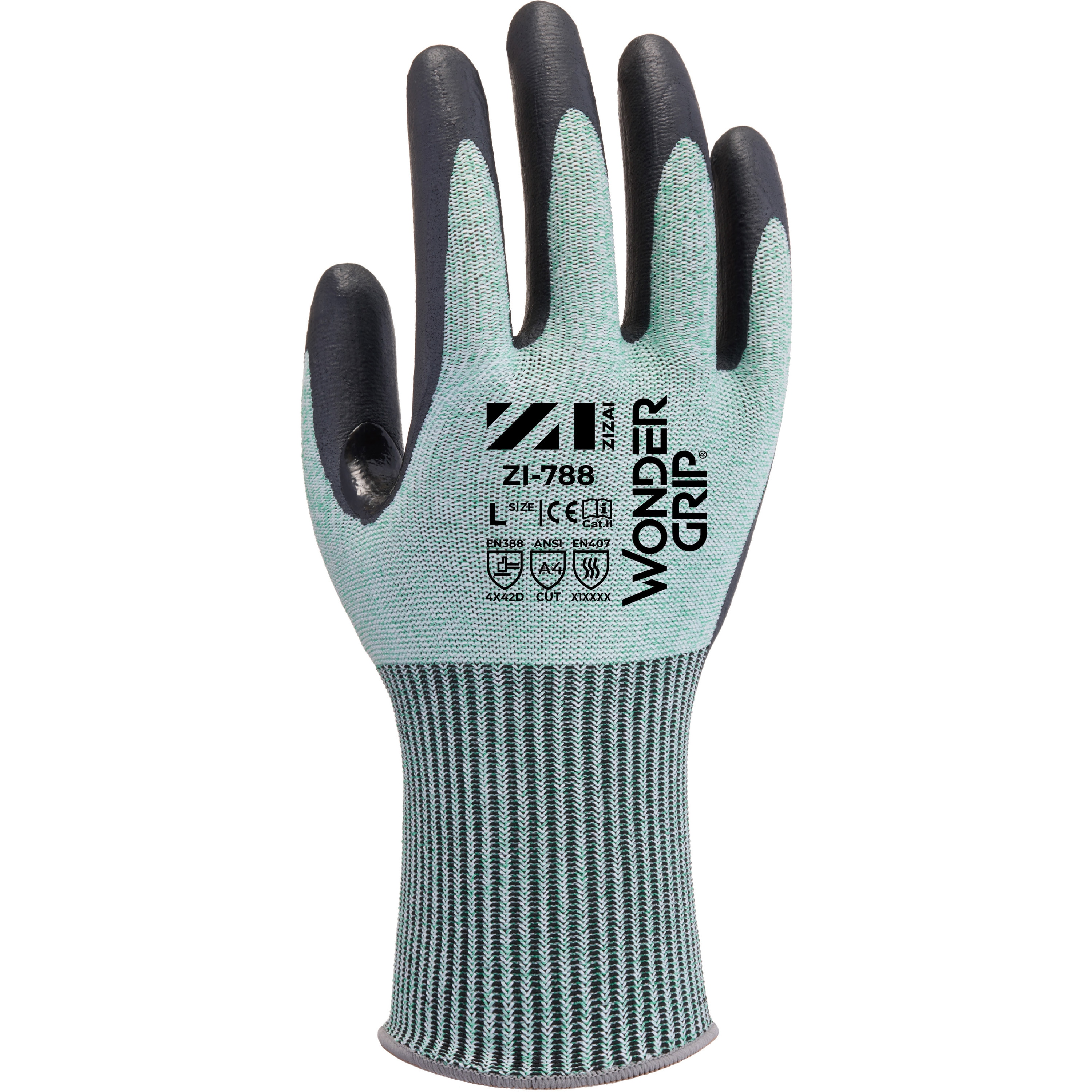 ZI-788 L 耐切創手袋 ZIZAI ZI-788 耐熱 ウィード(Wonder Grip) 13